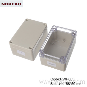 Plastic waterproof box closed by metal screws outdoor enclosure waterproof cable junction boxes network plastic enclosure